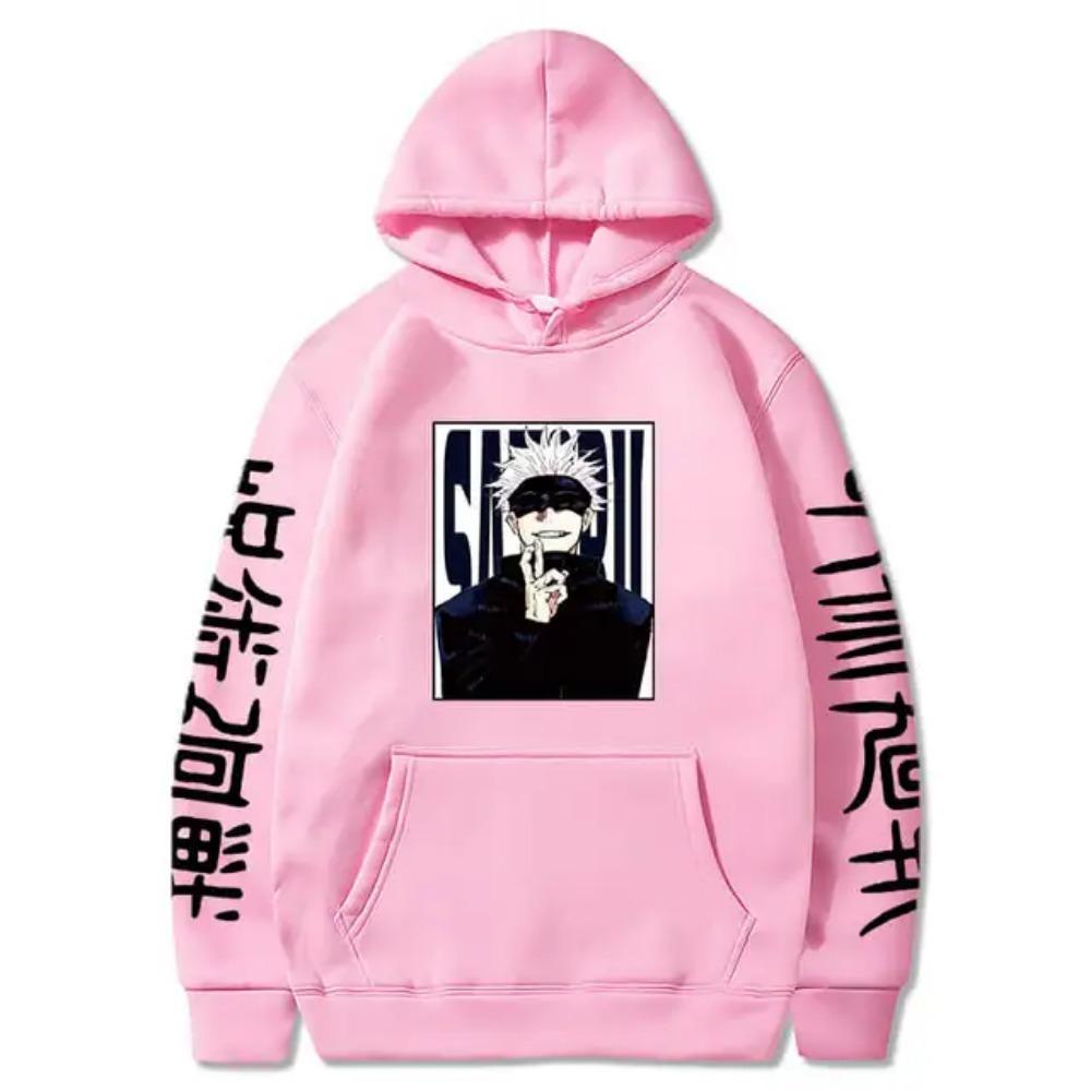 Jujutsu Kaisen Hoodies Anime Harajuku Satoru Gojo Graphic Men/Women Sweatshirts Pullovers Long Sleeves Streetwear Tops