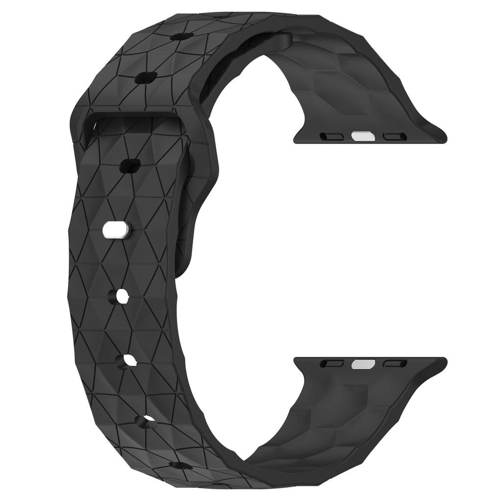 Силиконовый ремешок с дизайном в виде футбольного мяча для Apple Watch Ultra и Series 10-4/SE