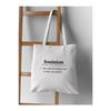 Thick White Feminism Design Motto Tote Bag Cloth Bag Feminist Bag