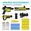AGM MASTECH Shell Throwing Blaster Shotgun Toy Gun with 40 Official 8 Dart Clips Removable 4 Building Blaster Toy Playset for Adults - Darts, - Stock,