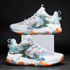 Mesh Breathable Basketball Shoes Male Adult Adolescent Student Friction Sound Low-top Sneakers Tide