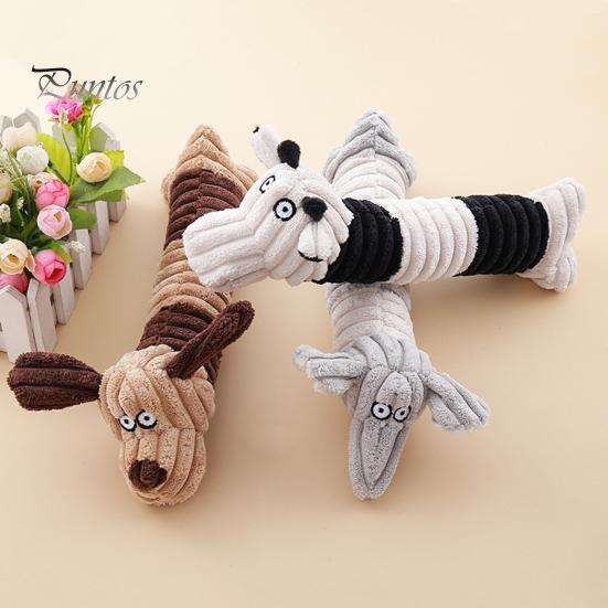 Плюшевая жевательная игрушка для домашних животных, устойчивая к укусам, плюшевая игрушка, способствующая здоровью зубов, активная игра, мультяшные товары для домашних животных, обучающая игрушка для маленьких и больших собак