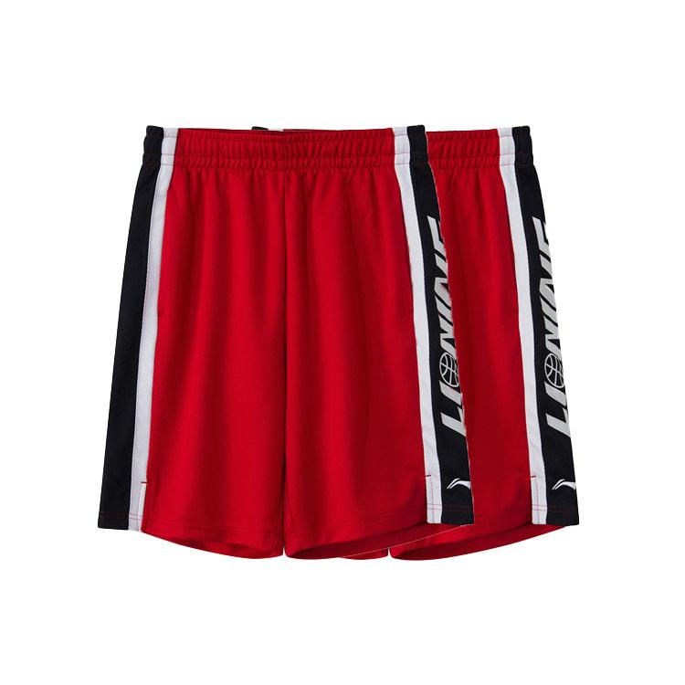 Li Ning Спортивная Коллекция Баскетбола Баскетбольные Шорты Мужские Красные AAPR351-3