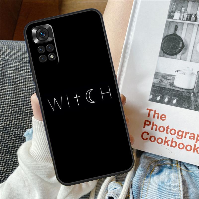 Чехол-страшилка Хэллоуинская Лунная Ведьма для Xiaomi Redmi Note 12 10 9 11 Pro 9S 10S 11S 12S Чехол для Redmi 12 9C 10C 12C 13C