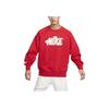 Nike Спортивная одежда Мужская толстовка с круглым вырезом Club Fleece Университетский красный FZ6374-657