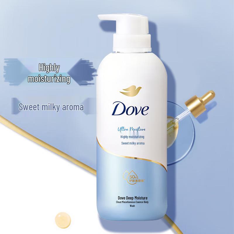 Dove Набор Гель для душа Сладкое молоко и Восстанавливающий шампунь