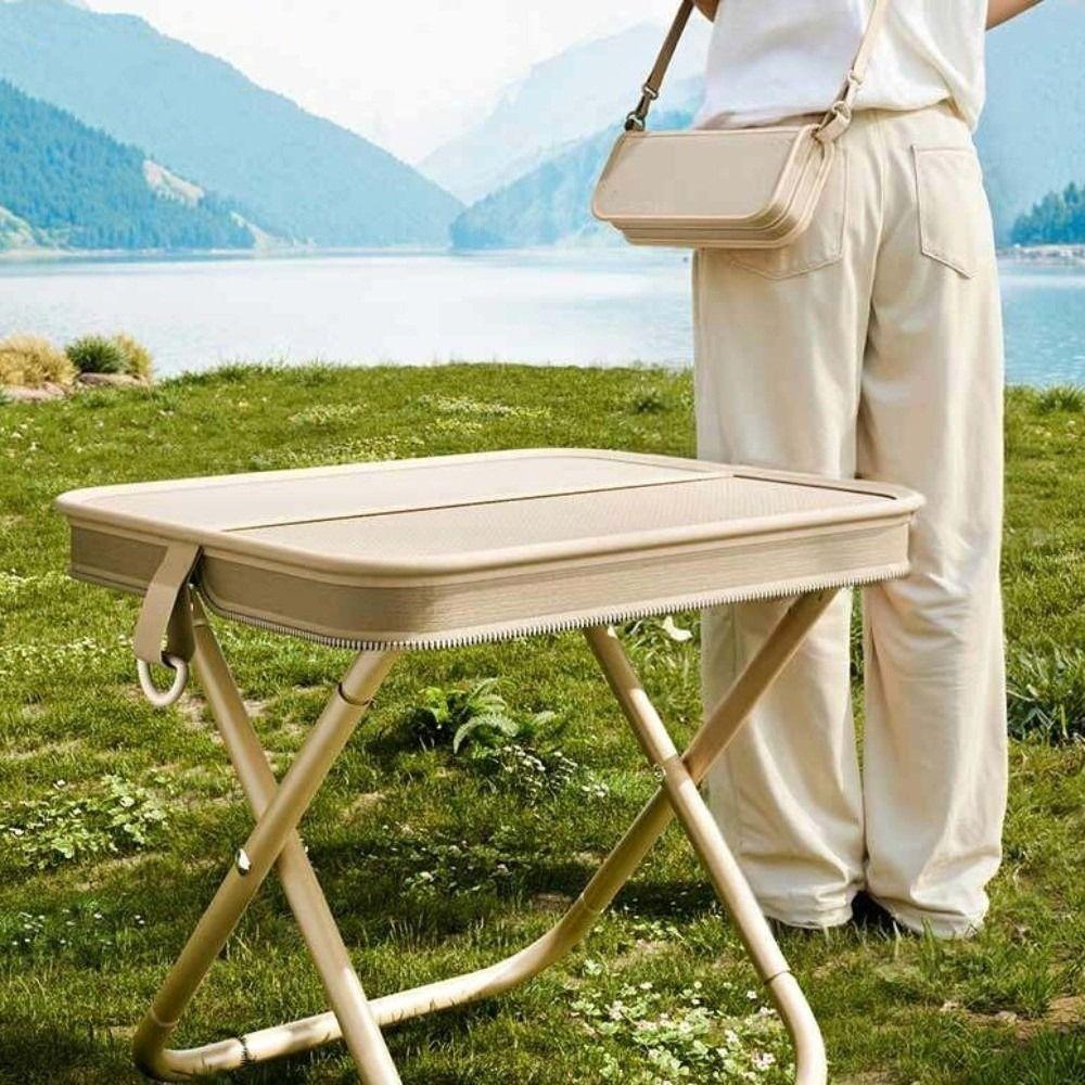 Wear-resistant Folding Outdoor Stool Water-proof Pencil Case Stool Portable Fishing Chair Riding
