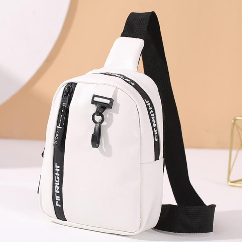 Женская нагрудная сумка, простая модная яркая цветная сумка через плечо, повседневная байкерская сумка с широким плечевым ремнем