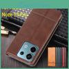 Fitted Leather Adsorption Magnetic Deluxe Case For Xiaomi Redmi Note 13 Pro 5g Flip Cover Protective Case Fundas Coque