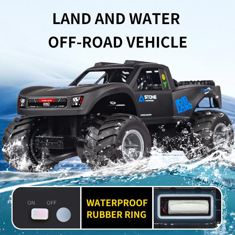 2024 Новая игрушка с дистанционным управлением JJRC 4WD Внедорожный амфибийный автомобиль для скалолазания Водонепроницаемый трюковый автомобиль с дистанционным управлением Детские игрушки Подарок