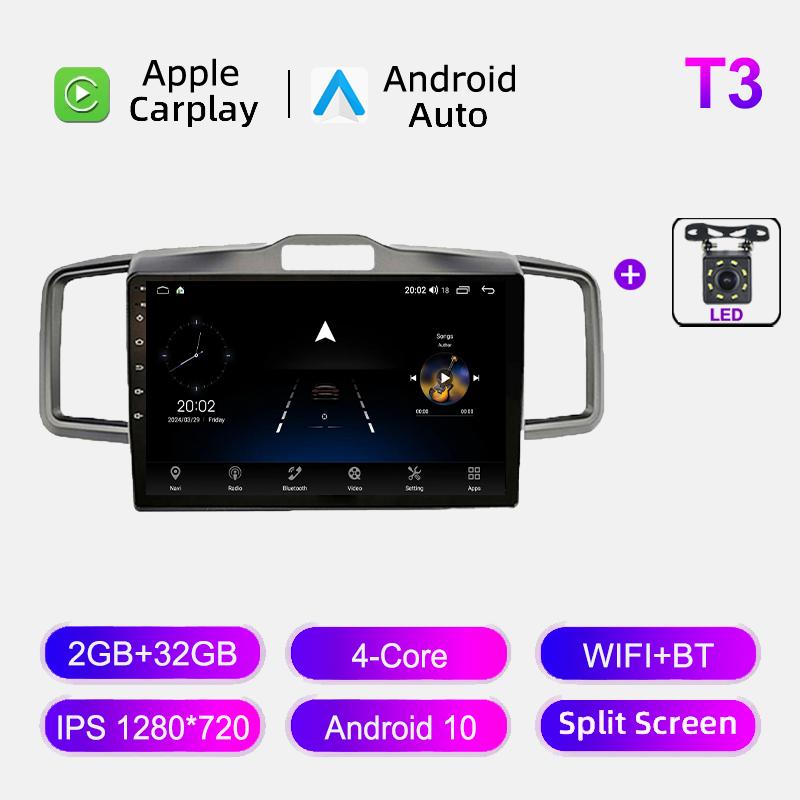 Для Honda Freed 1 Spike 2008-2016 Android Car Radio Multimedia Video Player 2din Navigation GPS Head Unit IPS Screen Auto Stereo