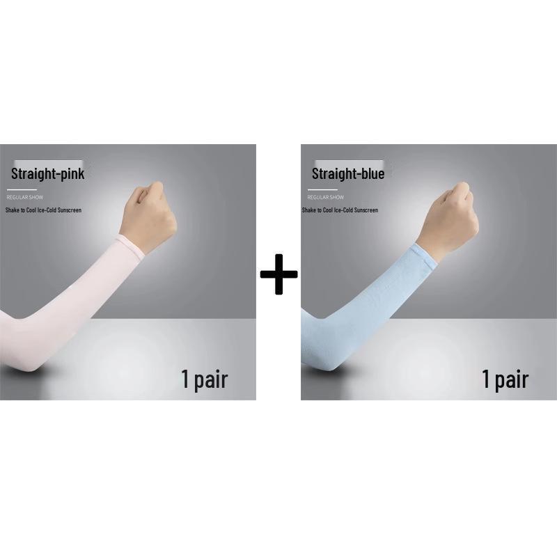 Ледяные рукава с защитой от УФ-лучей для мужчин и женщин - Тонкий стиль, велосипедные перчатки и налокотники