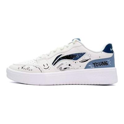 Li Ning Sycee Sky Wander Износостойкие Низкие Кеды для Скейтбординга Мужские Синие Новые AGCT339-4(Team1745--КОРОБКА)