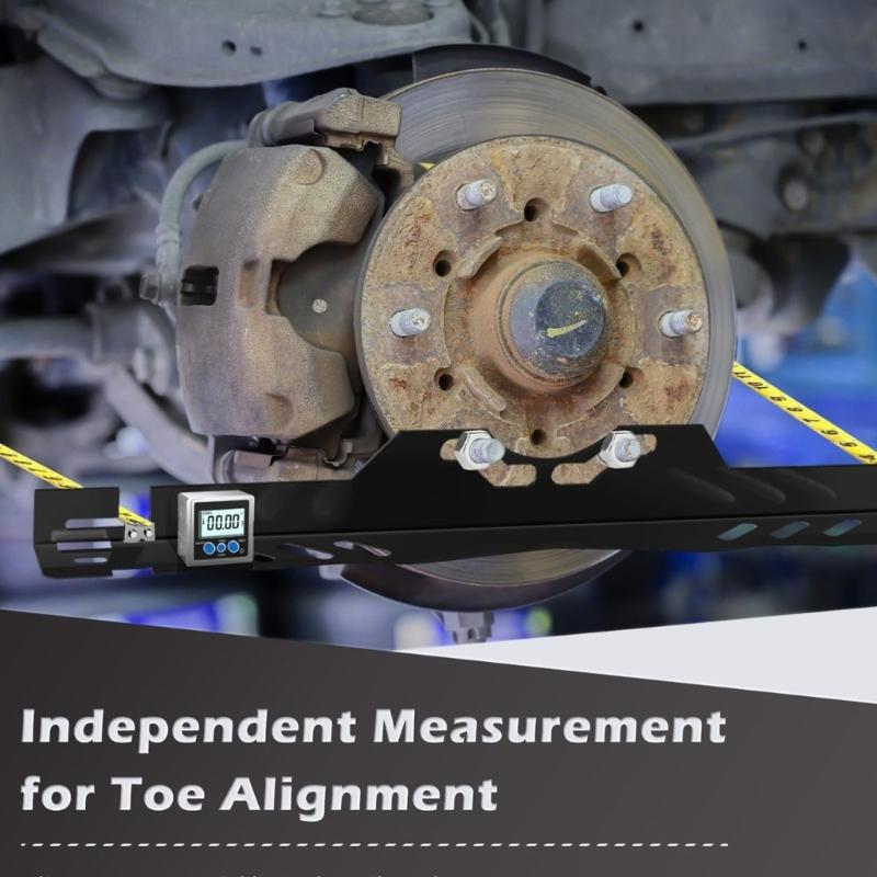 Wheel Alignment Measurement Tool Toe Alignment Tool Plate Wheel Alignment Tool with 2pcs 5m Tape Measure Car Repair Tool