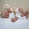 Реалистичные 49 см куклы Levi Bebe Reborn с волосами ручной работы, мягкая на ощупь ткань, хлопковое тело, настоящие куклы-игрушки для детей Muñecas Reborn Boneca Menina