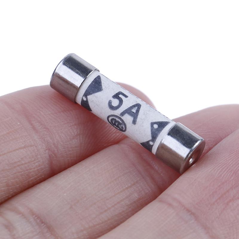 Керамический предохранитель для мультиметра 6 мм × 25 мм Bs1362 1A 3A 5A 10A 13A Amp 250V