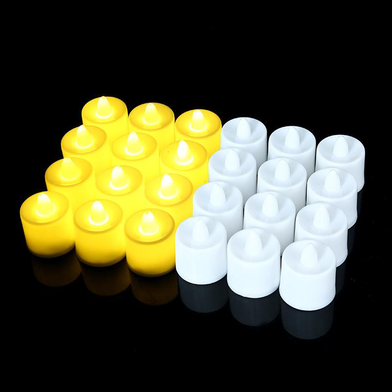 24 PCS Flameless Led Candle Lights Simulated Electric Candle Wedding Christmas Halloween Party Festival Decoration