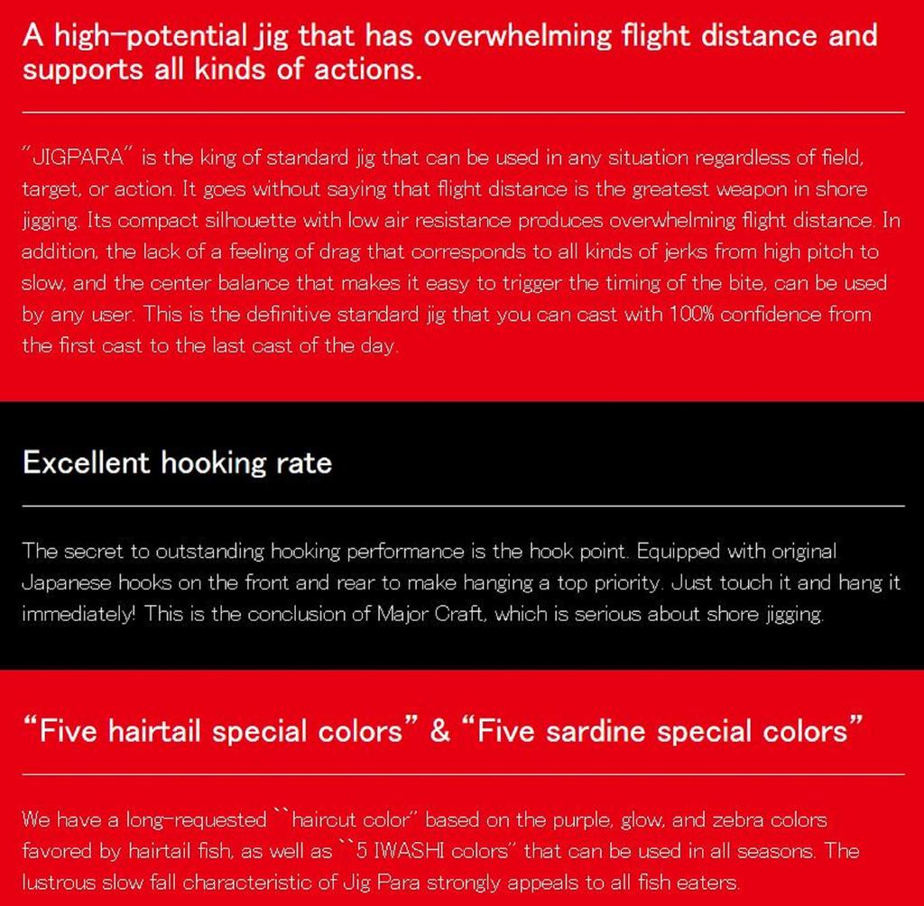 Major Craft Металлический джиг Jigpara Short JPS-100 грамм 001 (7865)