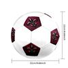 1PC Black Fleurdelis Symbol Soccer Ball Size 5 Football Machine Sewn Indoor/Outdoor Universal Football S56