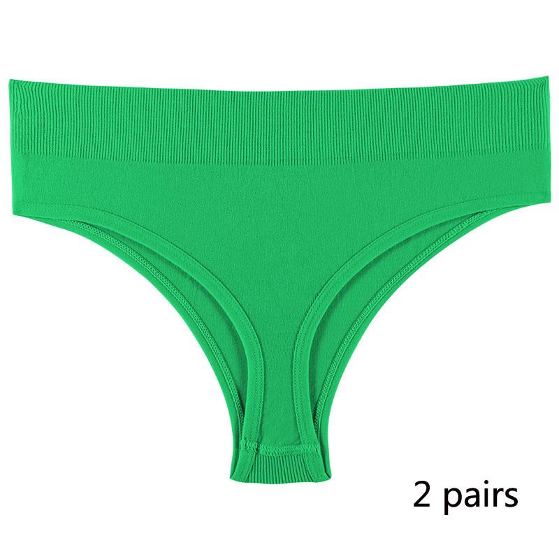 Спортивное нижнее белье для девочек, бесшовные сексуальные невидимые трусики со средней талией для девочек, однотонные удобные спортивные трусики с надписью «T» для женщин