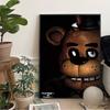 Fnaf Five-nights-At-Freddys аниме липкие постеры из фильма винтажный декор для комнаты, домашнего бара, кафе, кавайный декор комнаты