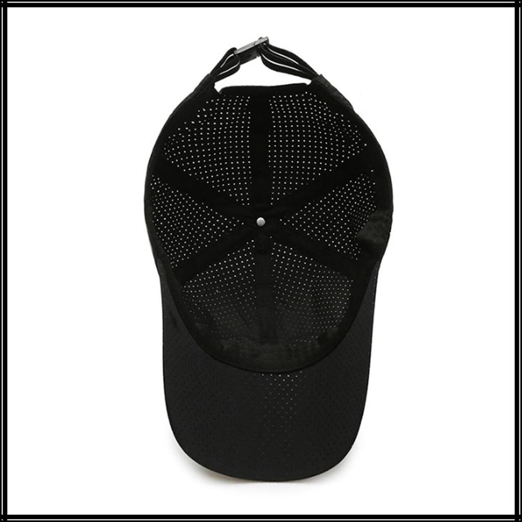 Сетчатая бейсболка с логотипом, стильная перфорированная CA759 [Белый Клык], шляпа, кепка, шляпа, мужская, женская, (черный)