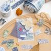 5*200 см Винтажная Ботаническая Ваcи Лента, Повторяющийся Рисунок с Текстурой Ткани, Художественные Украшения для Журнала