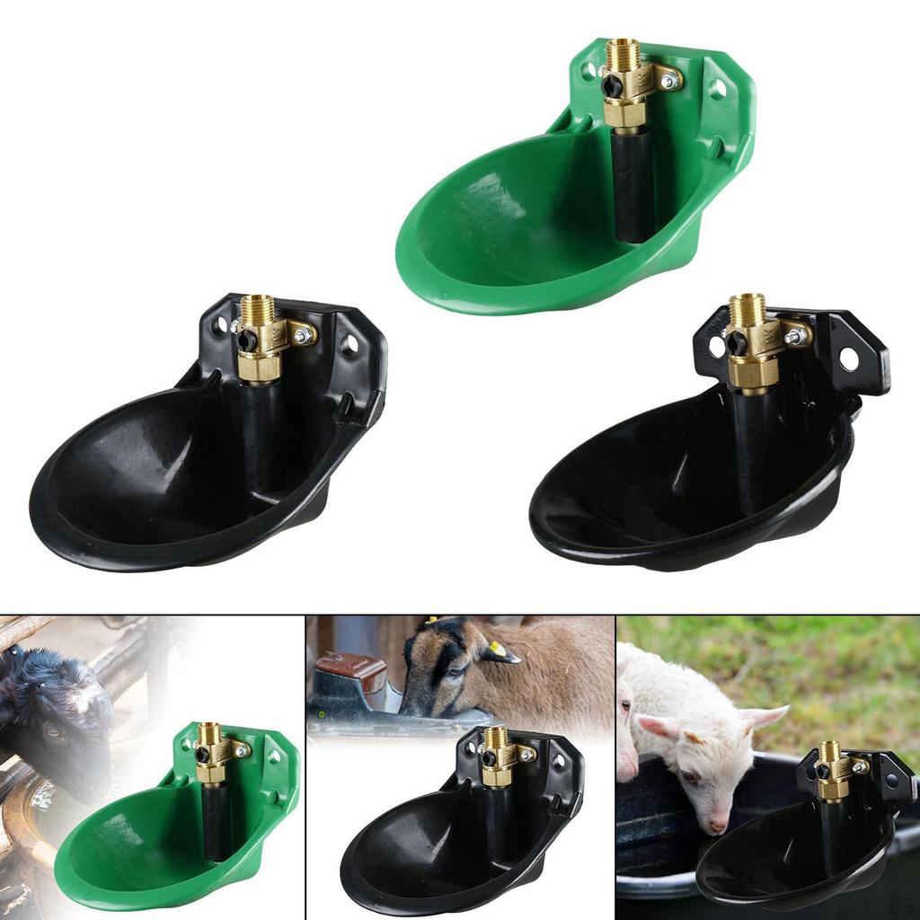 Automatic Drinking Bowl for Farm Animals Including Calf, Dog, Cow, Horse, Goat