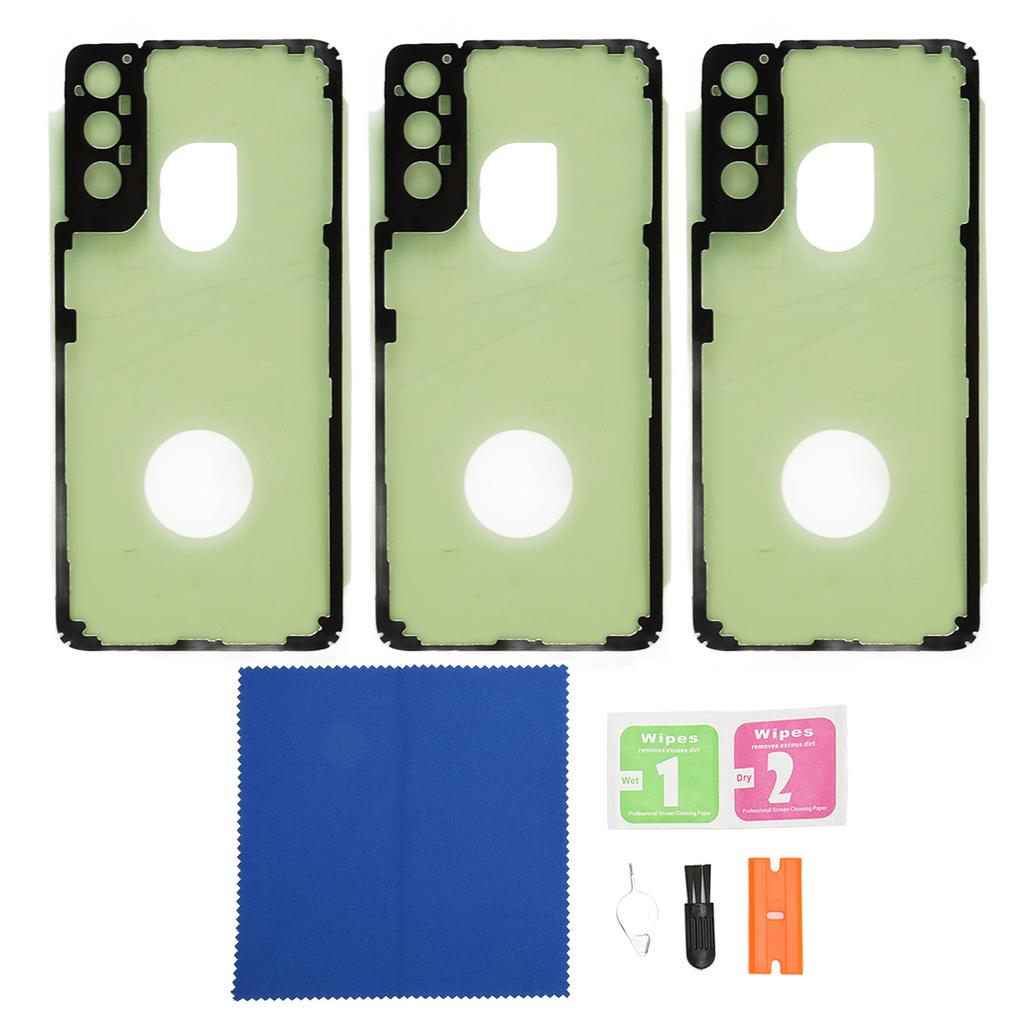 Battery Back Cover Sticker Double Sided Adhesive Pre Cut Battery Rear Cover Adhesive for Samsung Galaxy S21 Plus G996