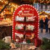 Creative Holiday Gift Display Christmas Tree Wooden Candy Stand, Acrylic Drawer Organizer for Clear Storage Sweets Party Dessert Table, Treat Holder,