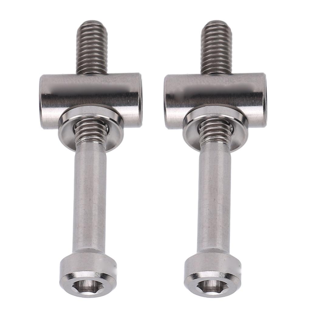 2pcs M5x40mm Ti Alloy Bike Seat Post Fixing Bolts Bike Seatpost Screws Cycling Accessories for Bike
