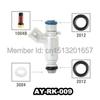 4sets  fuel injector repair kit service kits For Toyota 2TRFE Tacoma 2.7L 4Runner 23250-79155 23209-75100 (AY-RK116)