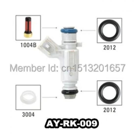 4sets fuel injector repair kit service kits For Toyota 2TRFE Tacoma 2.7L 4Runner 23250-79155 23209-75100 (AY-RK116)