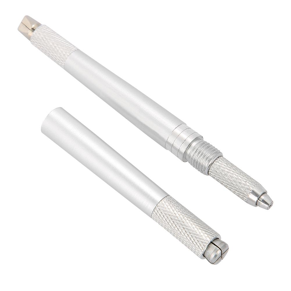 3 В 1 Профессиональная ручка для микроблейдинга с двумя концами, ручная машинка для перманентного макияжа, лайнер, тату для бровей в технике напыления