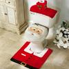 Cute Christmas Toilet Seat Covers Creative Santa Claus Bathroom Mat Xmas Supplies for Home New Year Navidad Gift Decoration