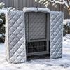 Стеганый утепленный чехол для клетки питомца, устойчивый к погодным условиям, водонепроницаемый, для кошки