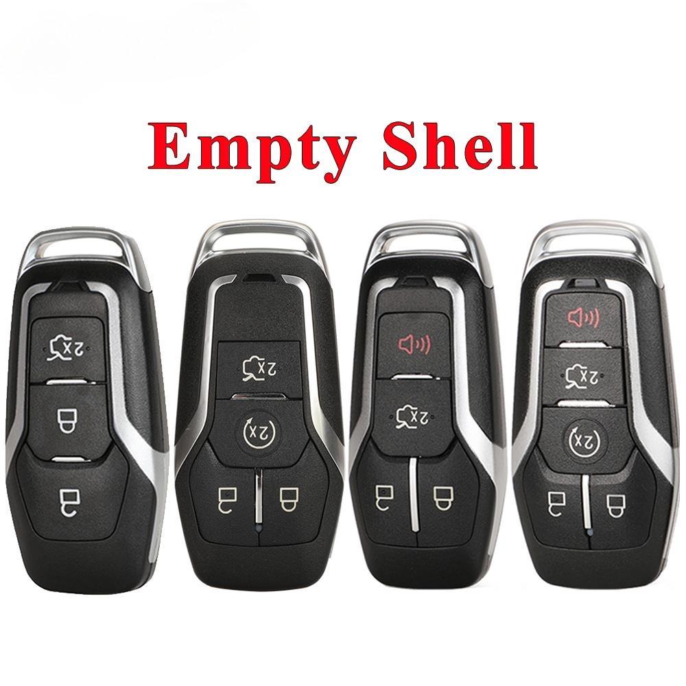 Smart Remote Key Case 3/4/5 Button for Ford Mustang Edge Explorer Fusion Mondeo Kuka Car Key Shell Uncut Blade