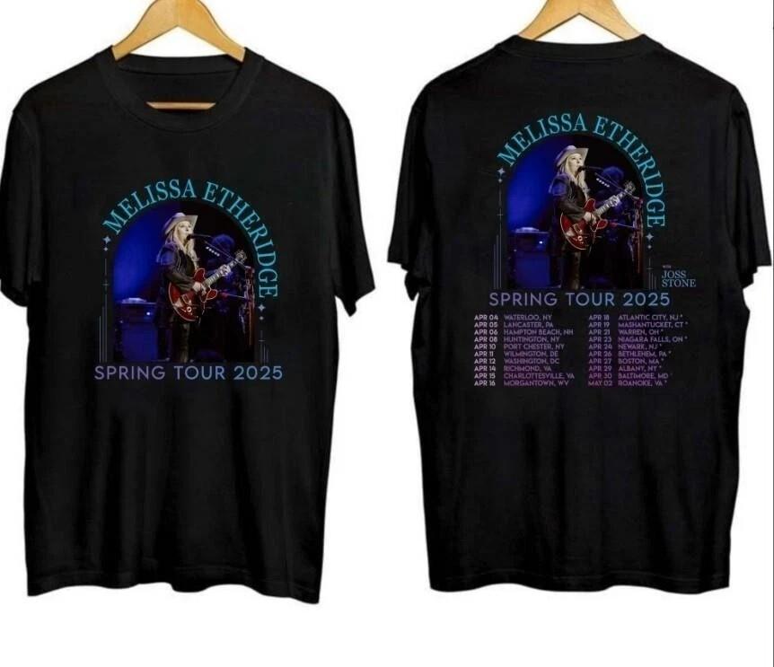 Melissa Etheridge Spring Tour 2025 Shirt Great All Size Unisex T-Shirt
