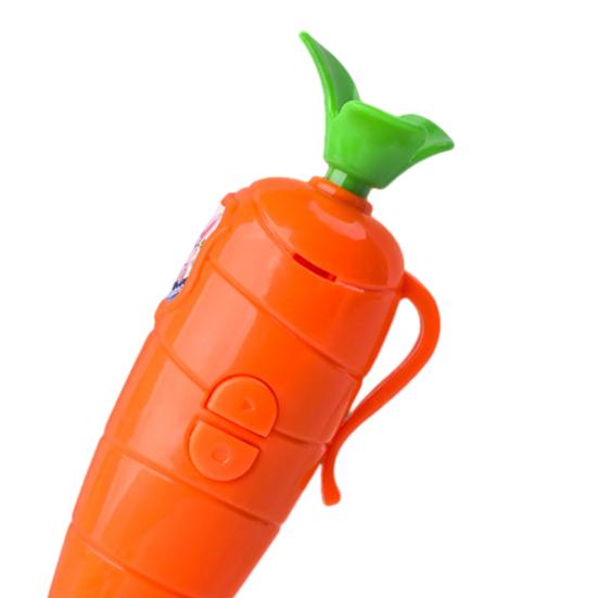 Ручка-диктофон в форме морковки Милый мультяшный дизайн Ручка с функцией воспроизведения Портативный диктофон для студентов Детей Забавный подарок для ведения записей