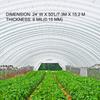 Greenhouse Film, Greenhouse Polyethylene Film 24x50 ft Greenhouse Plastic