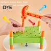 Baby Nail Knocking Board Toy with Hammer Storage Bag Fine Motor Skills Focus Strength Training Toddlers Educational Double-sided Peg Board