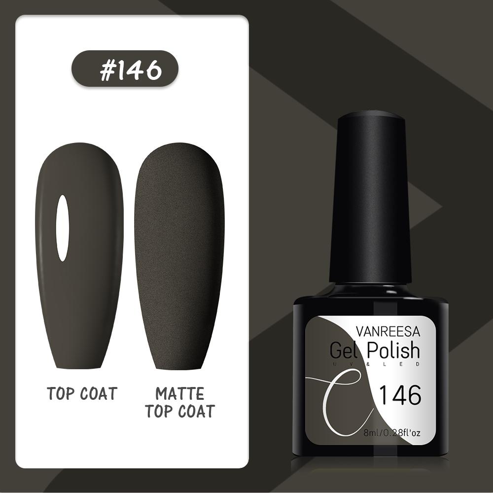 VANREESA Набор гелей для ногтей 111 цветов Гель-лак для ногтей Soak Off Базовое покрытие Верхнее покрытие Маникюр для ногтей УФ-светодиодный полуперманентный лак Стойкий гель для дизайна ногтей