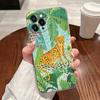 Иллюстрация Jungle Art Змея Кошки Ленивец Чехол Для Apple iPhone 17 16 15 14 13 12 11 Pro Max 16 Plus 16E 17Air 17Pro Чехол Для Телефона