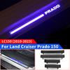 Подсветка порога для Land Cruiser Prado 150 Lc150 Fj150 2014-2022 Обновление Аксессуары для интерьера Светодиодные