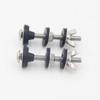 2Pcs Heavy Duty Toilet Tank Screw Fasteners Stainless Steel Nut Screw for Fastening Bathroom