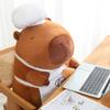 35/45/60CM Chef Capybara Plush Toys Cartoon Kapibala Cosplay Chef Holdind Bread Ugly Cute Doll For Accompany Toys Gifts