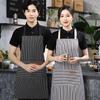 Кухонный фартук водонепроницаемый с завязками на талии, фартуки для готовки с 2 карманами для официантов, мастеров маникюра, стилистов, для выпечки, садоводства