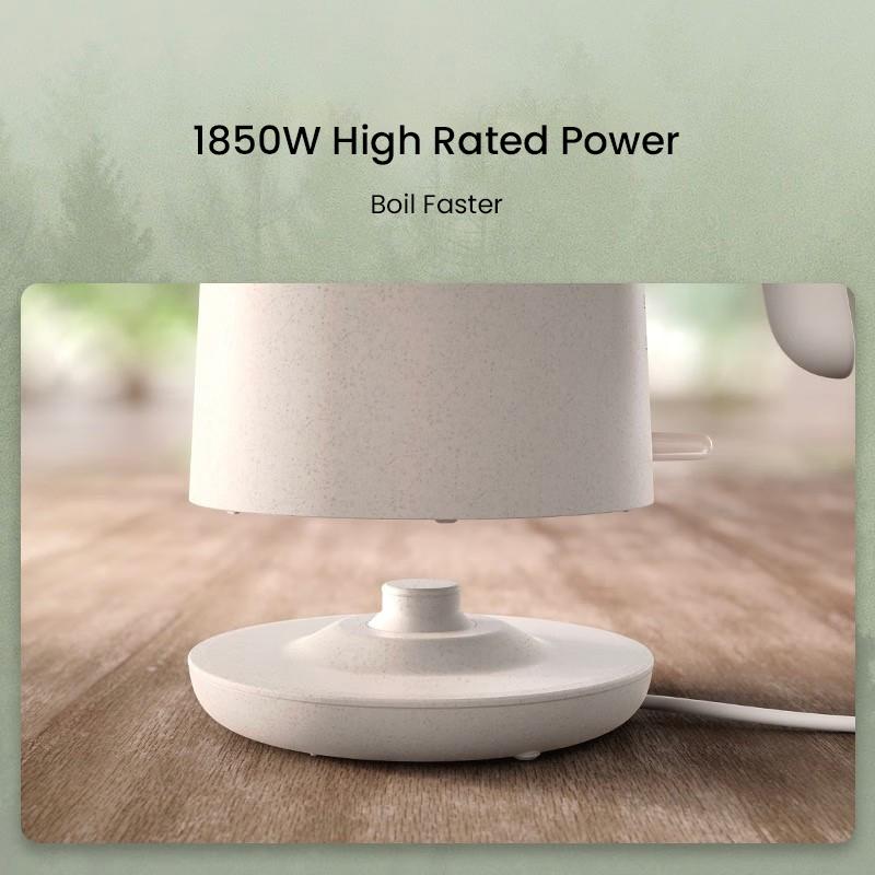 Philips Электрический чайник HD9365/10 Корпус из 100% перерабатываемого растительного биоматериала ПП, изготовлен из масла фанфлауэра, экологически чистый