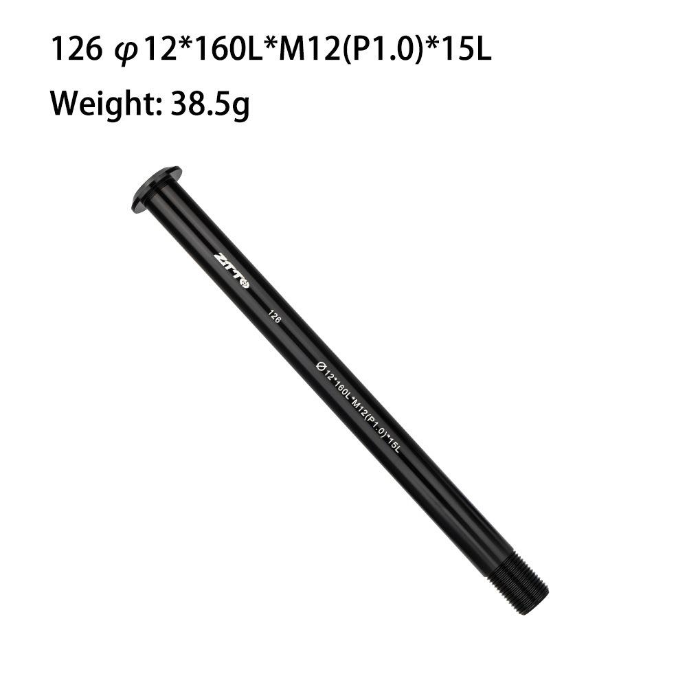 12mm Diameter Bicycle Axle 15mm Diameter Bike Quick Release Skewer Bike Thru Axle Wheel Hub