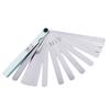 17 Blades Gap Measurement Tool 0.02 to 1.0mm Metric Feeler Gauge  Industrial Clearance Inspection